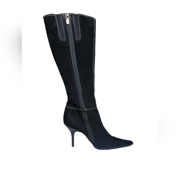 Donald J. Pliner Couture Catlyn Black Suede Boot, Size 8M - Picture 4 of 6